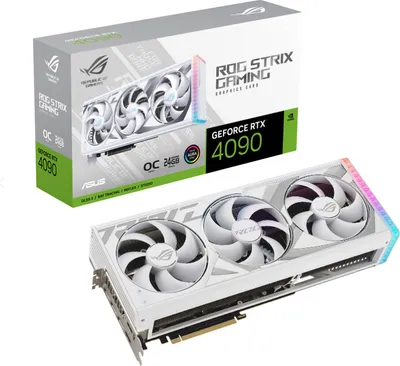 Produktbild von Asus Rog-Strix-Rtx4090-O24G-White 24Gb Gddr6X Hdmi Dp