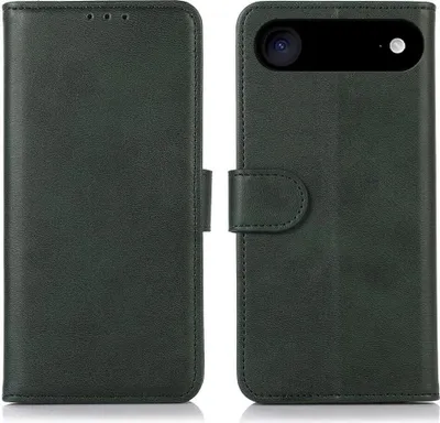 Produktbild von Mobigear Wallet iPhone Air Hülle Klapphülle Geldbörse - Grün