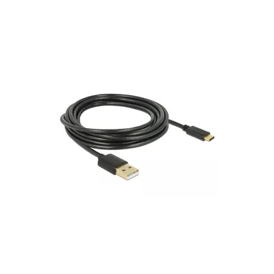 Produktbild von Kabel USB 2.0 Typ-A Stecker > Type-C" 2.0 Stecker 3,0 m schwarz Delock