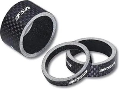 Obrázok produktu pre Fsa Vidlica Steerers Carbon 1 1/8 palca Rozpierka hlavového zloženia čierna 1 1/8'' / 10 mm čierna 1 1/8'' / 10 mm
