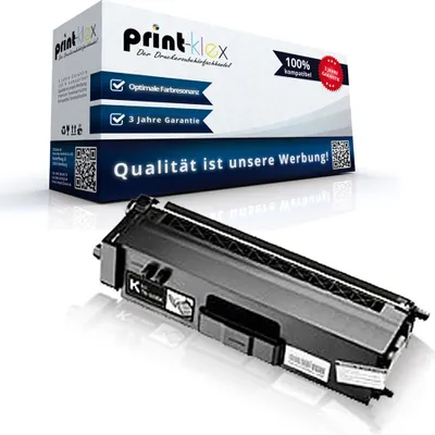 Produktbild von Print-Klex Kompatible Tonerkartusche kompatibel mit Bother DCPL 8400 CDN DCPL 8450 CDW HLL 8250 CDN HLL 8300 Series HLL 8350 CDW HLL 8350 CDWT TN-326BK TN 326BK TN326BK TN 326 BK Black Schwarz - Office Plus Serie