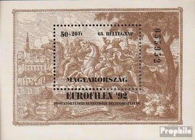 Produktbild von Briefmarken Ungarn 1992 Mi Block221 (kompl.Ausg.) postfrisch Philatelie