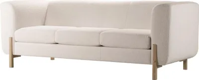 Produktbild von Dreisitzer Sofa Plia-Teddy latte