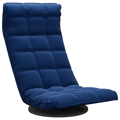 Immagine prodotto di vidaXL Sedia da terra girevole in velluto blu