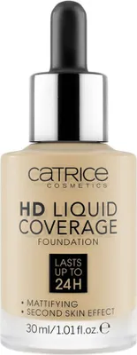 Produktbild von CATRICE HD Liquid Coverage, Tropfflasche, Flüssigkeit, Universal, Mattierend, Licht, Beige