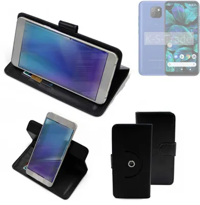 Produktbild von K-S-Trade® Case Schutzhülle Handyhülle kompatibel mit General Mobile GM 20 Flipcase Smartphone Cover Handy Schutz Tasche Klapphülle Walletcase