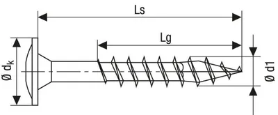 Produktbild von Spax Holzbauschrauben 6.0 x 80 mm TX 30 Tellerkopf - 10 Stk.