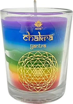 Image de ARÔME Bougie votive 60 g, en verre, 7 gobelets, Bois de santal