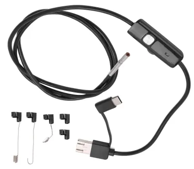 Image de Caméra d'inspection endoscopique de 3,9 mm avec 6 LED et un câble de 1 mètre
