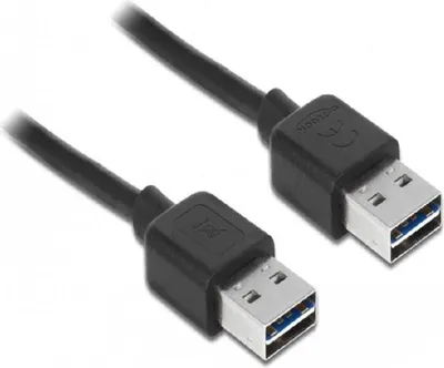 Produktbild von Delock Kabel EASY-USB 2.0 Typ-A Stecker > EASY-USB 2.0 Typ-A Stecker 2 m schwarz