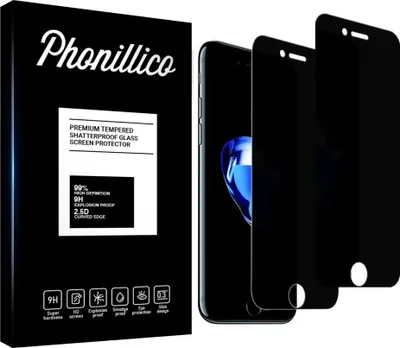 Immagine prodotto di Vetro temperato Anti-Spy per iPhone SE 2022 / iPhone SE 2020 [2 pezzi] Nero Screen Protector Film Privacy Anti-Scratch Vetro Resistente Phonillico ®