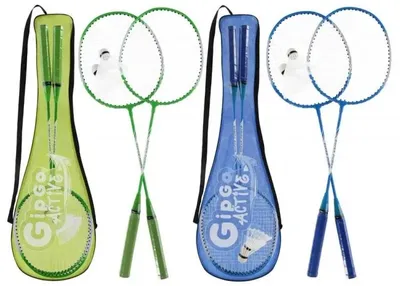Zdjęcie produktu dla Badminton + akcesoria 22x67cm - Mega Creative