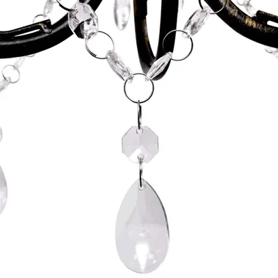 Produktbild von vidaXL Decknlampe Art Novau mit Kristallperlen 3 x E14