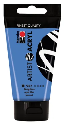Produktbild von Marabu Artist Acryl, Königsblau 957, 75 ml