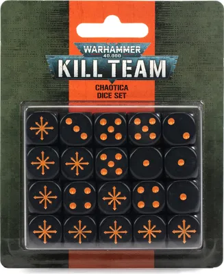 Produktbild von Kill Team Chaotica Dice Set