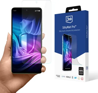 Produktbild von 3mk Display Schutzfolie Self-Heal Silky Matt Pro für Redmi Note 14 4G Self-Heal