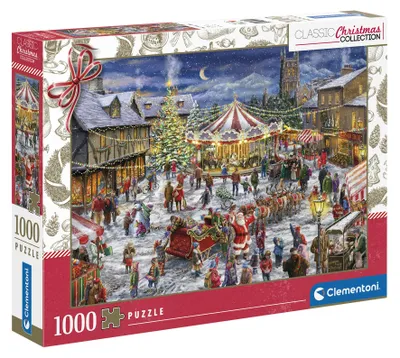 Zdjęcie produktu dla CLEMENTONI Puzzle 1000 The Christmas Fair 81505