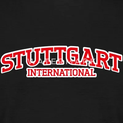 Produktbild von Spreadshirt Stuttgart International Fußball Männer T-Shirt, 4XL, Schwarz