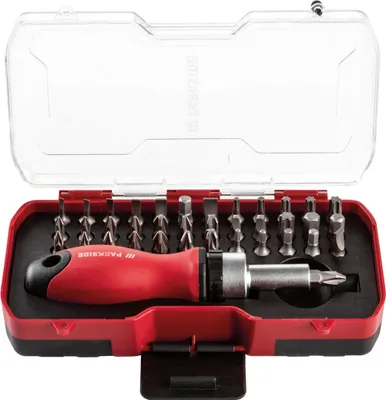 Produktbild von PARKSIDE® Ratschen-/Präzisionsmesserset (Ratschenschraubdreherset 38tlg)