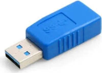Produktbild von SYSTEM-S USB A 3.0 Stecker (male) auf USB A 3.0 Buchse (female) Kabel Adapter Converter