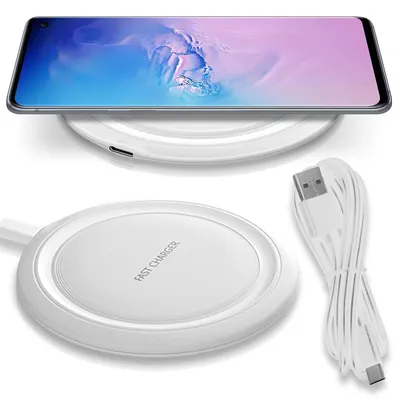 Produktbild von Wireless Charger Induktiv 15W für Samsung Galaxy S26 S25 S24 Schnell Ladegerät