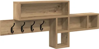 Obrázek produktu pro vidaXL Nástěnný noční stolek Artisan – dub 100 x 12 x 43,5 cm
