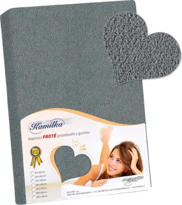 Immagine prodotto di Lenzuolo di spugna - Grigio - 120x200