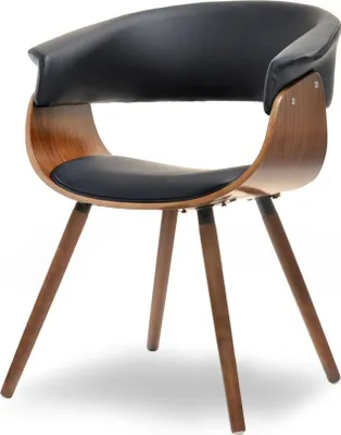 Immagine prodotto di Sedia da pranzo di design MAITE - noce / nero