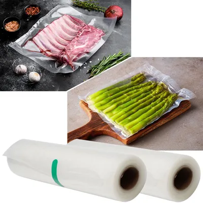 Produktbild von Vakuumier-Folienschläuche (2er-Set), 20x500 cm – Vakuumierbeutel BPA-frei, reissfest & kochfest, für Sous Vide & Balken-Vakuumierer