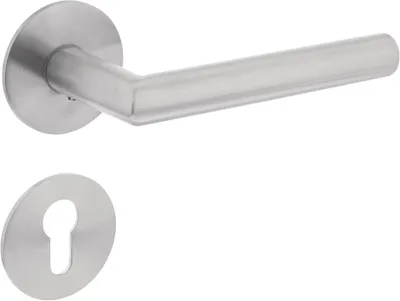 Produktbild von Rosettengarnitur 0035.184005 Edelstahl 304 rund PZ DIN links / rechts D/D