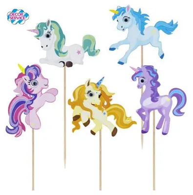 Produktbild von Einhornpicker 15cm 100 Stück Packung