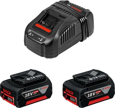 Imagen del producto de Power Set BOSCH (2 x 18V 5,0 Ah + GAL1880CV)