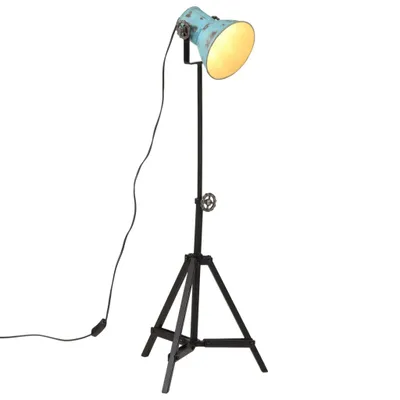 Obrázek produktu pro Stojací lampa 25 W modrá patina 35 x 35 x 65/95 cm E27