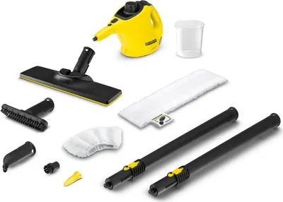 Produktbild von Przenośny odkurzacz parowy Kärcher SC 1 0,2 l 1200 W czarny, żółty