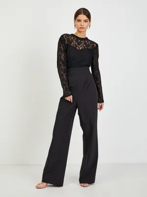 Produktbild von Orsay Schwarzer Damen-Jumpsuit mit Spitzendetail 453005660000__38