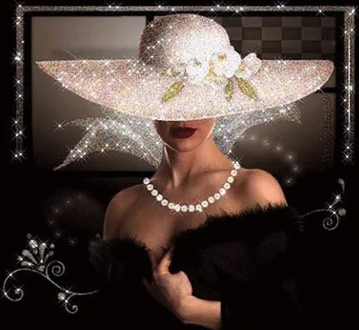 Produktbild von 5D DIY Diamond Set Full Diamond Diamond Painting Living Room Wall Sticker, Mädchen(14X14inch/35X35cm)