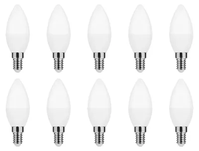 Produktbild von Modee E14 LED Kerzenlampe 4,9W 470lm 2700K Warmweiß 10 Stück