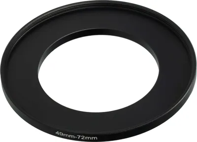 Produktbild von vhbw Step-Up-Ring Adapter 49mm - 72mm für Kamera Objektiv - Filteradapter, Metall Schwarz