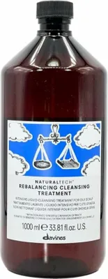 Image de Davines Natural Tech Traitement nettoyant rééquilibrant Baume nettoyant pour cheveux gras rapides 1000 ml