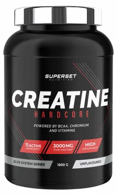 Image de Créatines - Superset Nutrition - CREATINE HARDCORE (1,5Kg) - Saveur Unflavoured