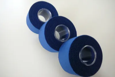 Produktbild von Funktionelles Profi-Sporttape im 3er-Pack, BLAU, randgezackt & mit em Kleber