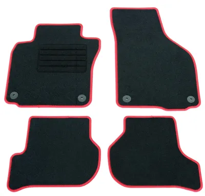 Produktbild von Fußmatten-Set für VW Golf 6 inkl. Variant, 10/2008-07/2013, 4-teilig, Schwarz