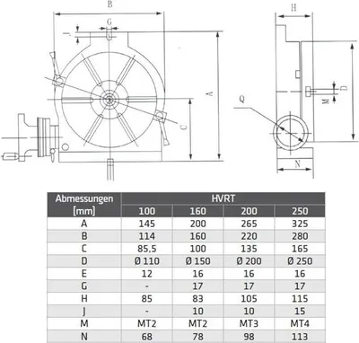 Image de Table ronde horizontale/verticale Elmag, 82852