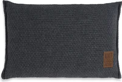Produktbild von Knit Factory Jesse Kissen - Anthrazit - 60x40 cm