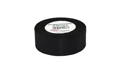 Immagine prodotto di Nastro di raso nero 38 mm x 32 m - Brewis