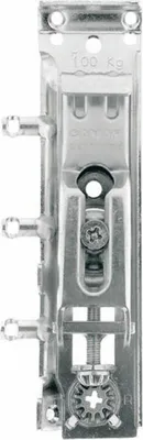 Produktbild von CAMAR Schrankaufhänger 817 rechts, H 18 mm, T 25 mm, Stahl verzinkt/Zamak