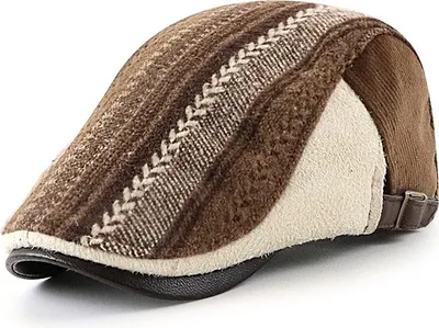 Obrázek produktu pro Stylový pánský baret EL-26054 v hnědé barvě KP26054