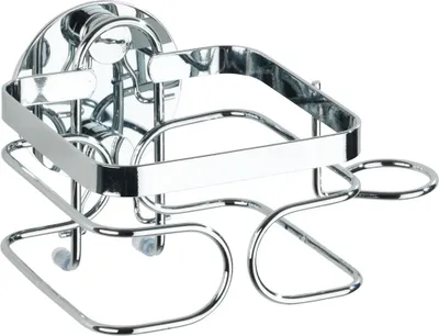 Produktbild von WENKO Haar Trockner Halter Fön Halterung Edelstahl ohne bohren Bad WC Haare