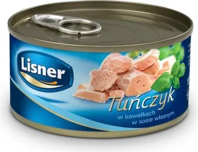 Zdjęcie produktu dla Lisner Tuńczyk kawałki w wodzie 170 g