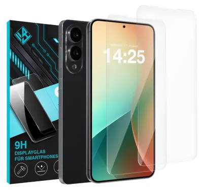 Produktbild von 2x 9H Schutzglas Displayschutzfolie für Samsung Galaxy S25 Edge Displayglas Displayschutz Glas Panzerfolie Schutzglasfolie